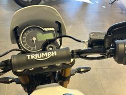 2025 Triumph Scrambler 400 XC Scrambler White