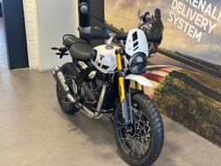 2025 Triumph Scrambler 400 XC Scrambler White