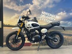 2025 Triumph Scrambler 400 XC Scrambler White