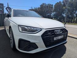 2024 Audi A4 45 TFSI S line B9 MY24 Four Wheel Drive Glacier White