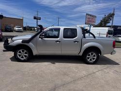 2011 Nissan Navara ST-X D40 MY10 4X4 Dual Range Silver Lightening