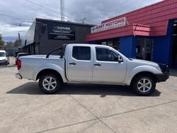 2011 Nissan Navara ST-X D40 MY10 4X4 Dual Range Silver Lightening