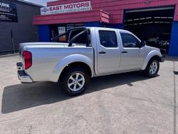 2011 Nissan Navara ST-X D40 MY10 4X4 Dual Range Silver Lightening