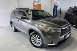 2014 Toyota Kluger GX GSU55R AWD Rainforest Green