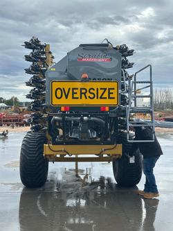 0 SERAFIN ULTISOW NARROW FOLD SINGLE DISC SEEDER NEW YELLOW