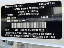 2020 Toyota Landcruiser Prado GXL