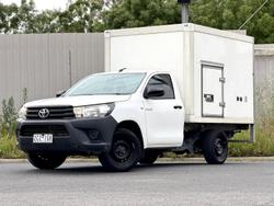 2018 Toyota Hilux Workmate TGN121R 4x2 Glacier White