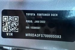 2022 Toyota Fortuner GX