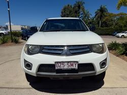 2011 Mitsubishi Triton GLX MN MY11 4X4 Dual Range White