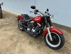 2013 HARLEY-DAVIDSON FLSTFB FAT BOY LO Orange