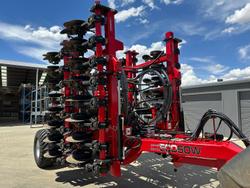0 SERAFIN ECOSOW SINGLE DISC NARROWFOLD SEEDER WITH BALDAN UNITS USED RED