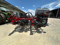 0 SERAFIN ECOSOW SINGLE DISC NARROWFOLD SEEDER WITH BALDAN UNITS USED RED