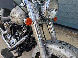 2011 HARLEY-DAVIDSON FLSTF FAT BOY Silver