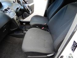 2008 Toyota Yaris YRS NCP91R MY09 Snow Cap White
