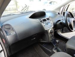 2008 Toyota Yaris YRS NCP91R MY09 Snow Cap White