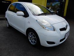 2008 Toyota Yaris YRS NCP91R MY09 Snow Cap White