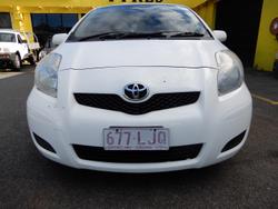 2008 Toyota Yaris YRS NCP91R MY09 Snow Cap White