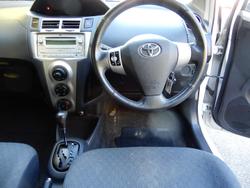 2008 Toyota Yaris YRS NCP91R MY09 Snow Cap White