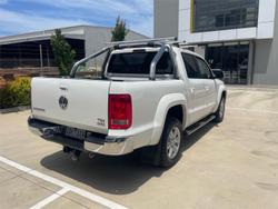 2013 Volkswagen Amarok TDI420 Highline 2H MY13 4X4 Constant Candy White