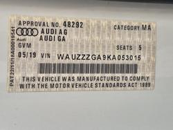 2019 Audi Q2 40 TFSI sport GA MY20 Four Wheel Drive Glacier White