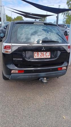 2013 Mitsubishi Outlander ES ZJ MY14 4X4 On Demand Black