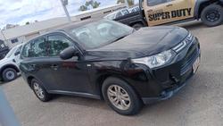 2013 Mitsubishi Outlander ES ZJ MY14 4X4 On Demand Black