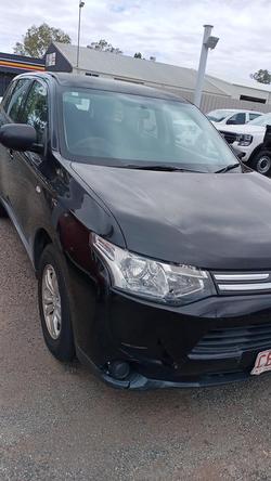 2013 Mitsubishi Outlander ES ZJ MY14 4X4 On Demand Black