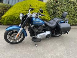 2014 HARLEY-DAVIDSON FLSTFB FAT BOY LO Blue