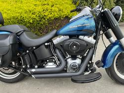 2014 HARLEY-DAVIDSON FLSTFB FAT BOY LO Blue