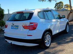 2013 BMW X3 xDrive20d F25 MY13 4X4 Constant Alpine White
