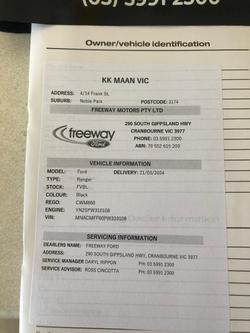 2023 Ford Ranger Sport MY24.00 4X4 Dual Range Shadow Black