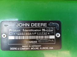 2018 John Deere S790 Green