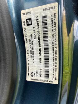 2016 Holden Colorado 7 LTZ