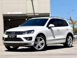 2016 Volkswagen Touareg V8 TDI R-Line 7P MY16 Four Wheel Drive Pure White