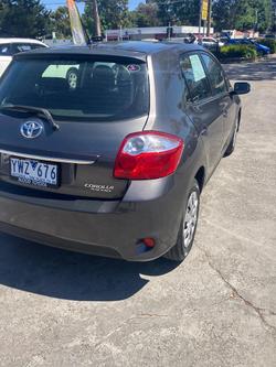 2010 Toyota Corolla Ascent ZRE152R MY10 Graphite