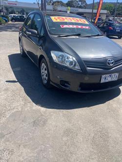 2010 Toyota Corolla Ascent ZRE152R MY10 Graphite