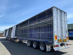 2023 Maxitrans St3 46 Pallet Drop Deck B Triple Mezzanine R/T