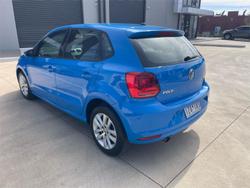 2015 Volkswagen Polo 81TSI Comfortline 6R MY15 Cornflower Blue