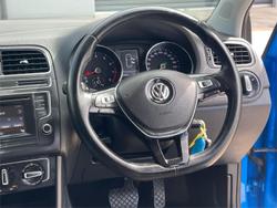 2015 Volkswagen Polo 81TSI Comfortline 6R MY15 Cornflower Blue