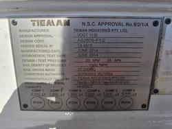 2014 Tieman Tri Axle 6 Compartment