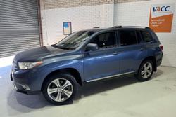 2013 Toyota Kluger KX-S GSU45R AWD Tidal Blue