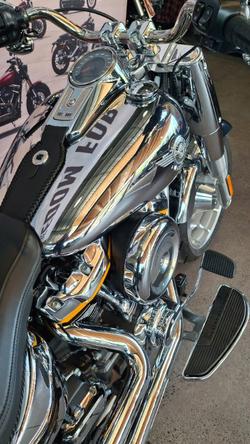 2025 Harley-davidson FLSTFI FAT BOY GRAY GHOST REFLECTION