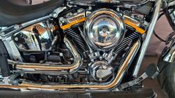 2025 Harley-davidson FLSTFI FAT BOY GRAY GHOST REFLECTION