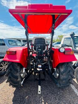 2022 Mahindra Agricultural Mahindra Tractor - 4025 - 2WD - 8/2 SLIDING MESH ROPS 4in1 Bucket Included Red