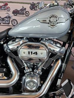 2020 Harley-davidson FLFBS FAT BOY (114) Barracuda Silver Denim/Black D