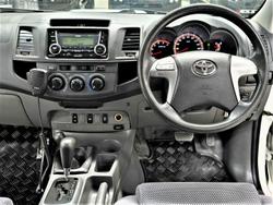 2012 Toyota Hilux SR KUN26R MY12 4X4 Glacier White