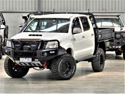 2012 Toyota Hilux SR KUN26R MY12 4X4 Glacier White