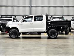 2012 Toyota Hilux SR KUN26R MY12 4X4 Glacier White
