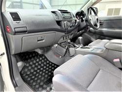 2012 Toyota Hilux SR KUN26R MY12 4X4 Glacier White