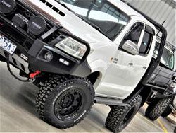 2012 Toyota Hilux SR KUN26R MY12 4X4 Glacier White